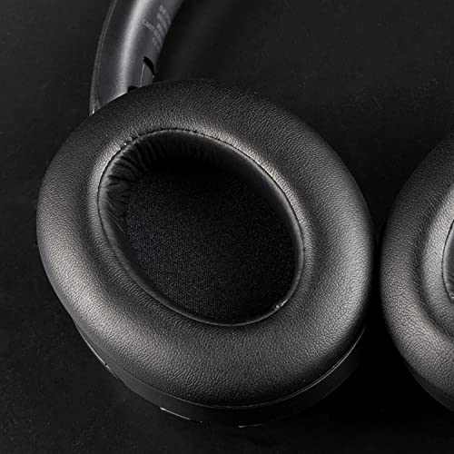【送料無料】SOULWIT イヤーパッド イヤークッション Sony WH-XB910N ワイヤレス ノイズキャンセリング ヘッドホン 用 ヘッドホンパッド XB910 Extra Bass 交換パッド プロテインレザー ブラック