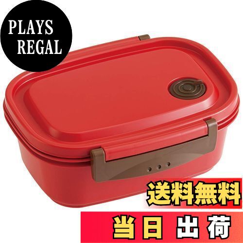 【送料無料】スケーター(Skater) ラク軽 軽い 弁当箱 M レンジ対応 550ml レッド シール容器 保存容器 赤 XPM4-A