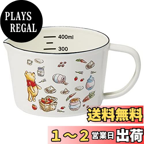 スケーター(Skater) ホーロー メジャーカップ 450ml 計量カップ ディズニー くまのプー