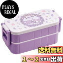 スケーター(Skater) 弁当箱 クロミ フラワーリース サンリオ 600ml 抗菌 2段 女性用 日本製 YZW3AG-A