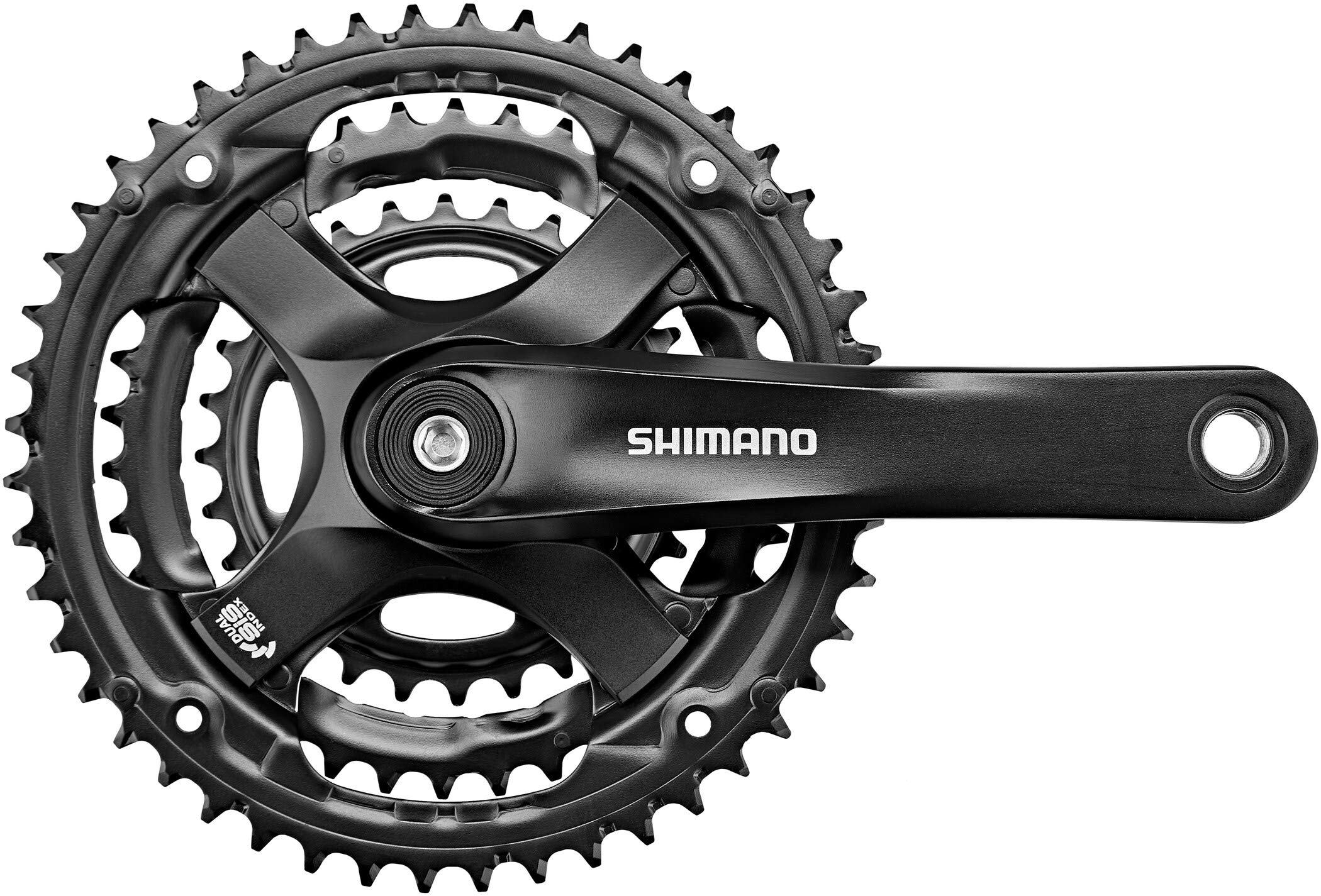 ޥ(SHIMANO) 󥯥å FC-TY501 ֥å 48X38X28T 170mm 8S/7S/6S бBB ͳѼ 122.5mm(D-NL) EFCTY501C888XLB