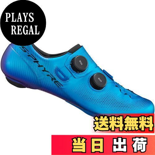 【送料無料】シマノ(SHIMANO) サイクリングシューズ SH-RC903 S-PHYRE ブルー43.5(27.5cm)ワイドSPD-SL
