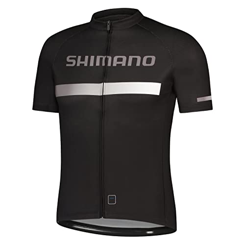 シマノ SHIMANO サイクリングジャージ LOGOジャージ 2023年モデル ブラックS ヨーロッパサイズ 身長目安:167-173cm