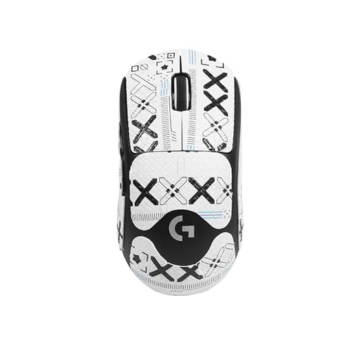 Logicool G PRO X SUPERLIGHT 2 用 マウスグリップ テープ 【NOUKAJU】 Logicool G PRO X SUPERLIGHT 2 ゲーミングマウス 用 滑り止めグリップテープ 極薄 優れる吸水性 アンチスリップ テープ ゲーミングマウス用 滑り止めグリップテープ (ホワイト)