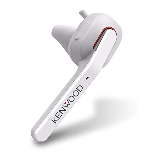 JVCケンウッド KENWOOD KH-M500-W 片耳ヘッドセット ワイヤレス Bluetooth マルチポイント 高品位な通話性能 連続通話時間 約7時間 左右両耳対応 ハンズフリー通話 テレワーク テレビ会議 ホワイト