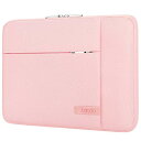 Lacdo 13インチ ノートパソコン用スリーブケース 13インチ 新型 MacBook Air M3 A3113 M2 A2681 M1 A2337 2024-2018｜13インチ 新型 MacBook Pro M2/M1 A2338 A2251 A2289｜12.9インチ iPad Pro 6th 5th 4rd コンピュータバッグ ピンク