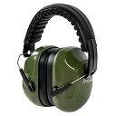 [ProCase] 大人用 防音イヤーマフ、遮音 調整可能なヘッドバンド付き 耳カバー 耳あて 聴覚保護ヘッドフォン、ノイズ減少率：NRR 28dB - モスグリーン