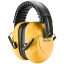 [ProCase] 大人用 防音イヤーマフ、遮音 調整可能なヘッドバンド付き 耳カバー 耳あて 聴覚保護ヘッドフォン、ノイズ減少率：NRR 28dB -イエロー
