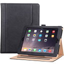 ProCase iPad 2 3 4 ケース (旧モデル) スタンドフォリオカバーケース 適用機種： iPad 2/iPad 3/iPad 4－ブラック