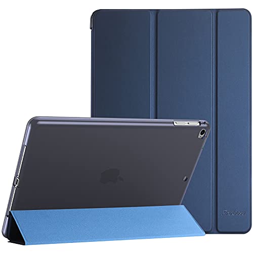 ProCase iPad 9.7 P[X 6 2018/ 5 2017, iPad Air 2 1 یJo[, 3܂ X}[gP[X TPUobNJo[ X^h@\ - l[r[