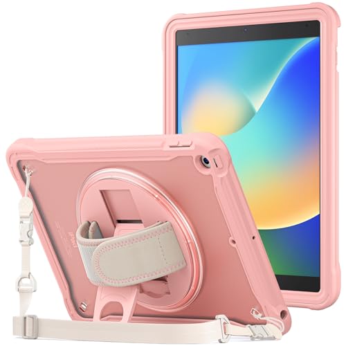 ProCase iPad 9/8/7 V_[P[X 10.2h| qp ϏՌ Jo[ y[ 360]X^h t 3wی isNj