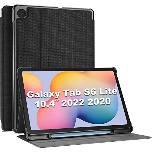 ProCase Samsung Galaxy Tab S6 Lite 10.4 P[X 2022A 2020A[S Pen z_[t] X^h tHIP[X X}[gJo[ Ή[FGalaxy Tab S6 Lite 10.4