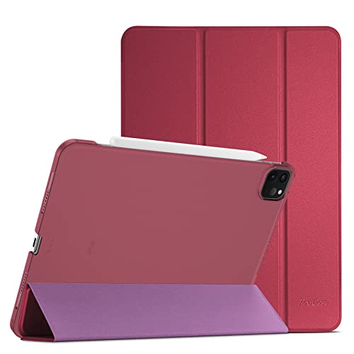 ProCase iPad Pro 11 P[X 4/3/2/1ɓKpi2022 2021 2020 2018)A[Apple Pencil̃yAOƏ[dɑΉ] O܂ X^h X}[gJo[ - C