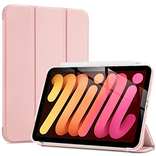 ProCase iPad Mini6 P[X 2021 8.3C`AX O܂X^h n[hobNJo[AKp@FiPad Mini 6 2021 -sN