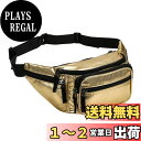 【送料無料】ProCase ウエストポーチ ウエストバッグ 調節可なウエストバンド 6個ポケット メンズ レディース 仕事用 バイク用 耐水性 大容量 ipone/Airpodsなど収納可能 財布 適用場所:旅行 ハイキング ランニング アウトドア- ゴールド