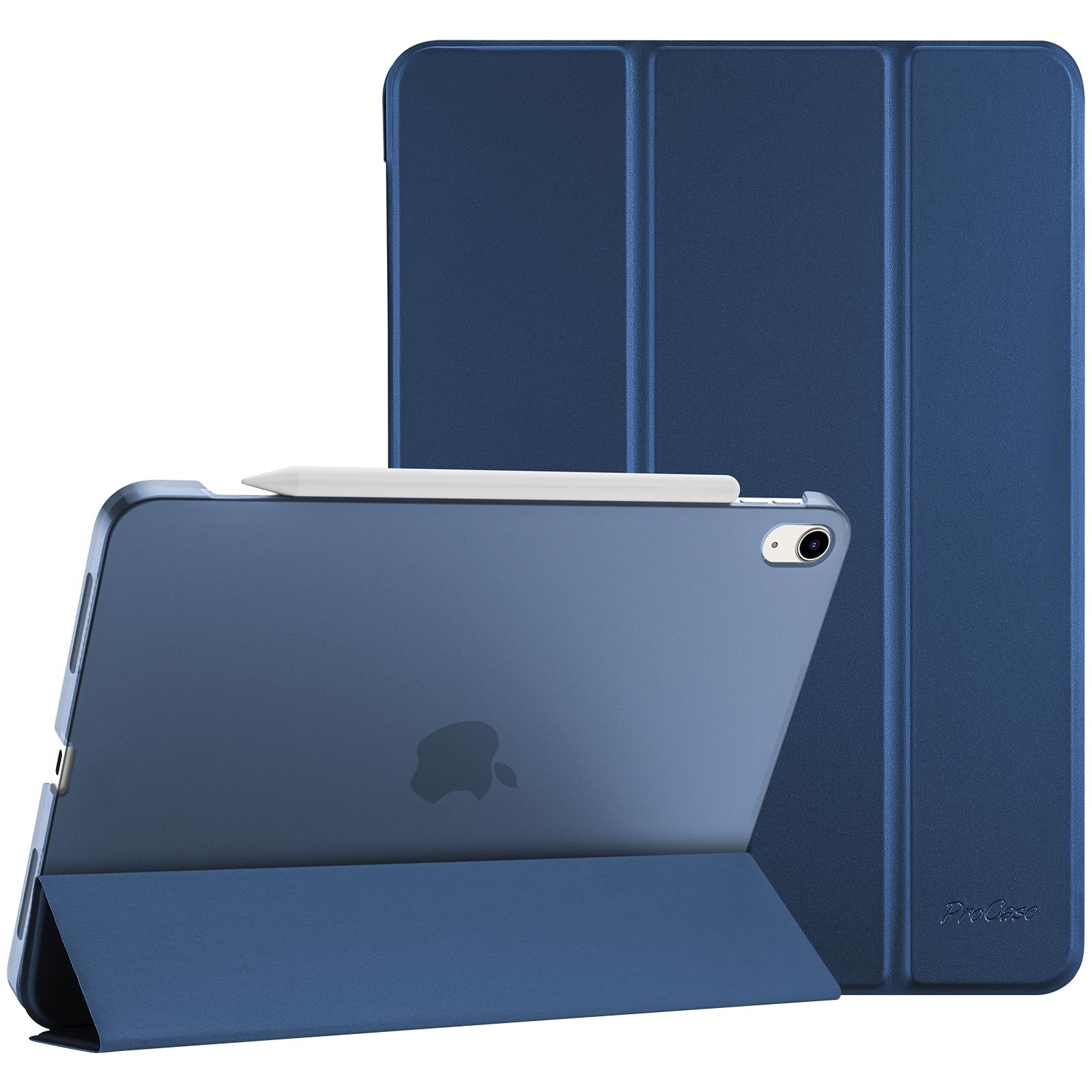 ProCase iPad Air5 (2022) / Air4 (2020) P[X y X^h O܂ tHIیP[X obNJo[ Apple Pencil 2Ή Ή[FiPad Air 5 2022(A2588 A2589 A2591)AiPad Air 4 2020(A2324 A2072 A2316 A2325) 10.9C` - _[Nu[