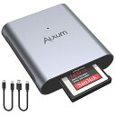 Alxum CFexpress Type B J[h[_[ USB 3.2 Type C to CFexpress B J[hA_v^ 10Gbps] CFexpresspJ[h[_[ A~ ϋv Thunderbolt 3 |[gڑT|[g