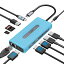 vigoole USB C ϥ 11-in-1 ȥץǥץ쥤USB Type C ϥHDMI ɥå󥰥ơ Ѵץ2ʥǥ奢HDMI 4K HDMI, Display ݡ, PD 100W ®ťݡ, 1Gbps ͥå,3Ĥ USB ݡ,SD & TF åMacBook/Surface/USB