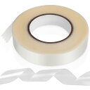TOYMYTOY シームテープ シームシーリングテープ 縫い目 補修 修理 テープ 防水 リペア シームレス メンテナンス 用 アイロン接着 半透明 テープ 幅25mm×長さ100m