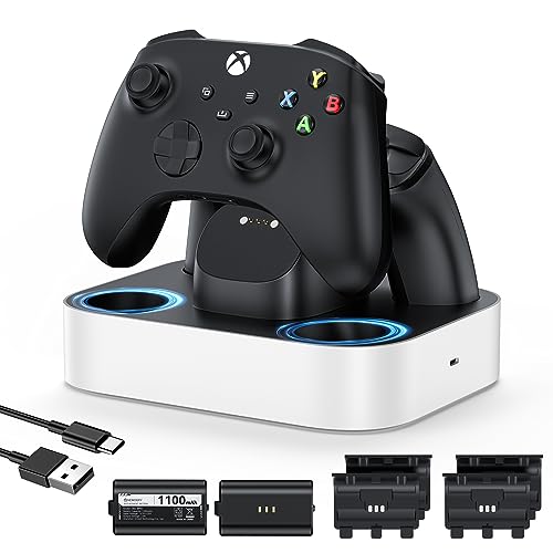 NEWDERY Xbox用 コントローラー 充電器 Xbox Series X/S用 バッテリー Xbox One用 コントローラー 充電..