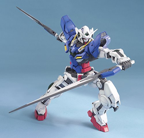 PLAYS REGALの【送料無料】MG 機動戦士ガンダム00 ガンダムエクシア 1/100スケール 色分け済みプラモデル｜アングル3