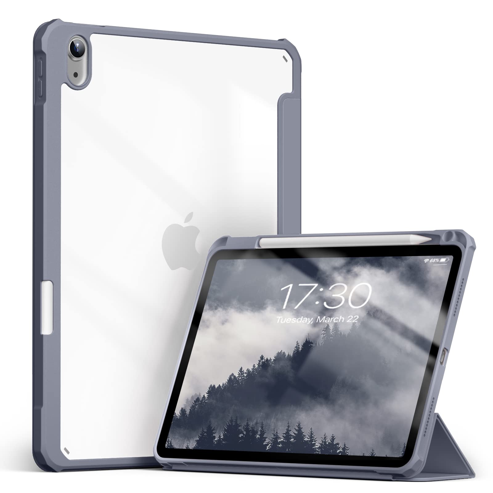 Aoub iPad Air 5 P[X 2022 / iPad Air 4 P[X 2020 10.9 C` obNJo[ Apple Pencil [\ Apple Pencil 2 CX[dΉ O܃X^h X[v@\ y ^ h~ PUU[ TPU u[O[