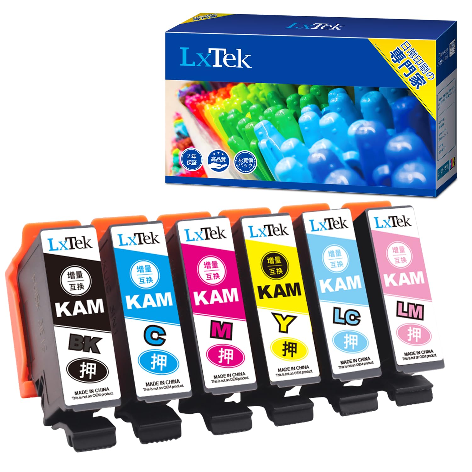 LxTek KAM-6CL-L ߴ󥯥ȥå ץ(Epson) KAM   6å // EP-882AW EP-882AB EP-882AR EP-881AW EP-881AB EP-881AR EP-881AN EP-885AB EP-885A...