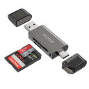 商品情報商品の説明説明 USBデュアルコネクターUSB3.0アダプター。 SDカードリーダー usb c Micro SDカードリーダー (ライトニング、iPad、iPhone、Simカードには対応していません)。 SD、SDHC、SDXC、RS-MMC、MicroSD、MicroSDHC、MicroSDXC用。 MacBook Pro 2021 / 2020 / 2019 / 2018 / 2017 / 2016、Apple MacBook Air 2020/ 2019 / 2018、Thunderbolt 3搭載MacBook。 iPad Pro M1 2021/2019/2018、iPad Air 2020/2018、iPad Mini 2021用。 Lenovo用:Yoga 920、910、720、ThinkPad X1、Ideapad Air 12。 Windows 11/10/8.1/8/7/XP/Vista、Mac OS、Linux、Chrome OSなど。 Surface Go、Surface Book 2、Microsoft Lumia 950/950 XL用。 Windows 10、8、7、Vista、XP、Mac OSx 10.6-10.12以降、Linux 2.6.14以降。 Galaxy S21 / S20 / S10 / S10 + / Note 20 / Note 10 / S9 / S9 + / S8 + / Note 9 / Note 8 / Tab S7 / S6用 Mate 20 / Mate 20 Pro / Mate 20 X / Mate 10 / Mate 10 Pro、P40 / P30 / P30 Pro / P20 / P20 Pro用 Hero 6ブラック/5セッション/5ブラック/4シルバー/4ブラックなど。 EOS 700D/1300D/100D/80D/200D/750D/800D/77Dなど。 D750 / D3300 / D5300 / D5500 / D7200 / D800 / D600 / D610 / D850 / D3100 / D3200 / D3400など。 Sony DSC-RX100 / DSC-WX350 / DSC-HX60B / DSC-HX400V / DSC-W830 / ILCE-6000ポンド / ILCE-5000ポンド / DSC-W810Bなど。主な仕様 【高速カードリーダー】USB 3.0カードリーダーはUSB 3.0プラグとMicro USBプラグを1つにして、このカードアダプタをOTG機能をサポートするすべてのタブレットとアンドロイド携帯電話に互換させます。どちらのインタフェースも5 Gbpsまでの高速データ転送に対応しています。USB C SDカードリーダーはSDカードとmicroSDカードを同時に読み取ることができ、USB 2.0とUSB 1.1に後方互換性がある。br【デュアルカード同時動作】2枚のカードに同時に読み書きを行い、プラグの挿抜を省く。このカードリーダーはSD/Micro SD/TF/SDHC/SDXC/Micro SDHC/Micro SDカードなどをサポートしている。数秒で大量の写真やファイルを転送でき、待ち時間を減らすことができる。写真家とデザイナーの最適な選択肢です。br【プラグアンドプレイ】高速カードリーダーミニ設計で、携帯したりリュックサックのカメラバッグに入れたりすることができ、スペースを取らない。仕事や旅行に便利です。カードリーダーをUSB C/USB Aデバイスに直接挿入します。プラグアンドプレイで、ホットプラグ対応の追加ドライバは必要ありません。Android、Macオペレーティングシステム、Chromeオペレーティングシステム、Windows 10/8.1/8/7/XP、Linuxシステムに適しています。br【幅広い互換性】ノートパソコン、タブレット、USB-Cポート付きスマートフォン、例えばMacBook Pro、MacBook Air、iPad Pro 2021/2020/2018、iPad Air 4、Redmi Note 10 Pro/Note 9/Note 8、Galaxy S 22/S 21/S 20/S 10/S 9/Note 10、ファーウェイP 50/P 40/P 30/P 20、Predator 15/17 X、XPS 13、15、Alienware 13/15/17、Spectre x 360、Microsoft Surface Pro、Book 2、Razer Blade 15/Stearth 13/Pro 17、およびUSB-Aデバイス、例えばPC、Car、PS 5、PS 4、Xbox Oneなど、その他のほとんどのUSB C/Aデバイス。（現在サポートされていませんbr【何が得られるか】MOGOOD高速カードリーダーを提供します。製品について何か質問があれば、いつでもお問い合わせください。できるだけ早く問題を解決します。包装：USB 3.0 SDカードリーダアダプタ*1