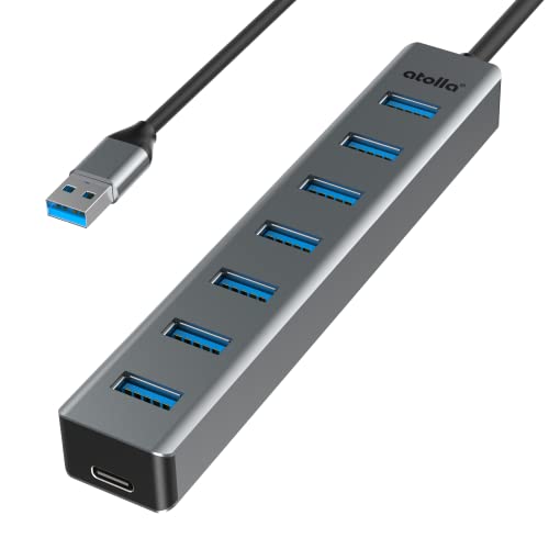 atolla USBnu USB3.0 HUB 7|[g 1M P[u USB3.0nu USB g EgX 5Gbps] A~jE y ǉ5V/3Ad|[gWindows/Linux/Mac OS/Android/Chrome OS/PS4/MacBookOSPCΉ ݑΖ