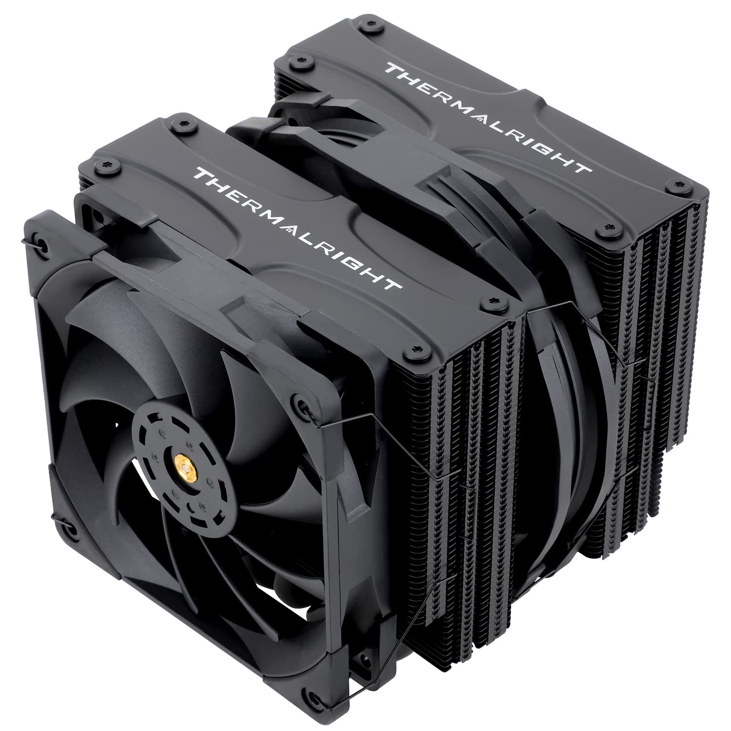 Thermalright FC140 Black CPUエアクーラー デュアルタワー5ヒートパイプ TL-D14X-BおよびTL-C12PRO-B PWMファン アルミニウムヒートシンクカバー AGHPテクノロジー AMD AM4/Intel LGA 1150/1151/1155/1156/1200/2011/2066