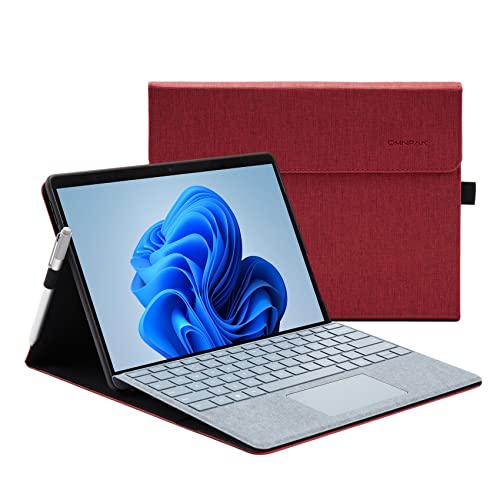 Omnpak Microsoft Surface Pro 8 2021 P[X p یJo[ \ʓیJo[ p X^h P[X L[{[h[\y ^ yz_[t PU X}[g Jo[