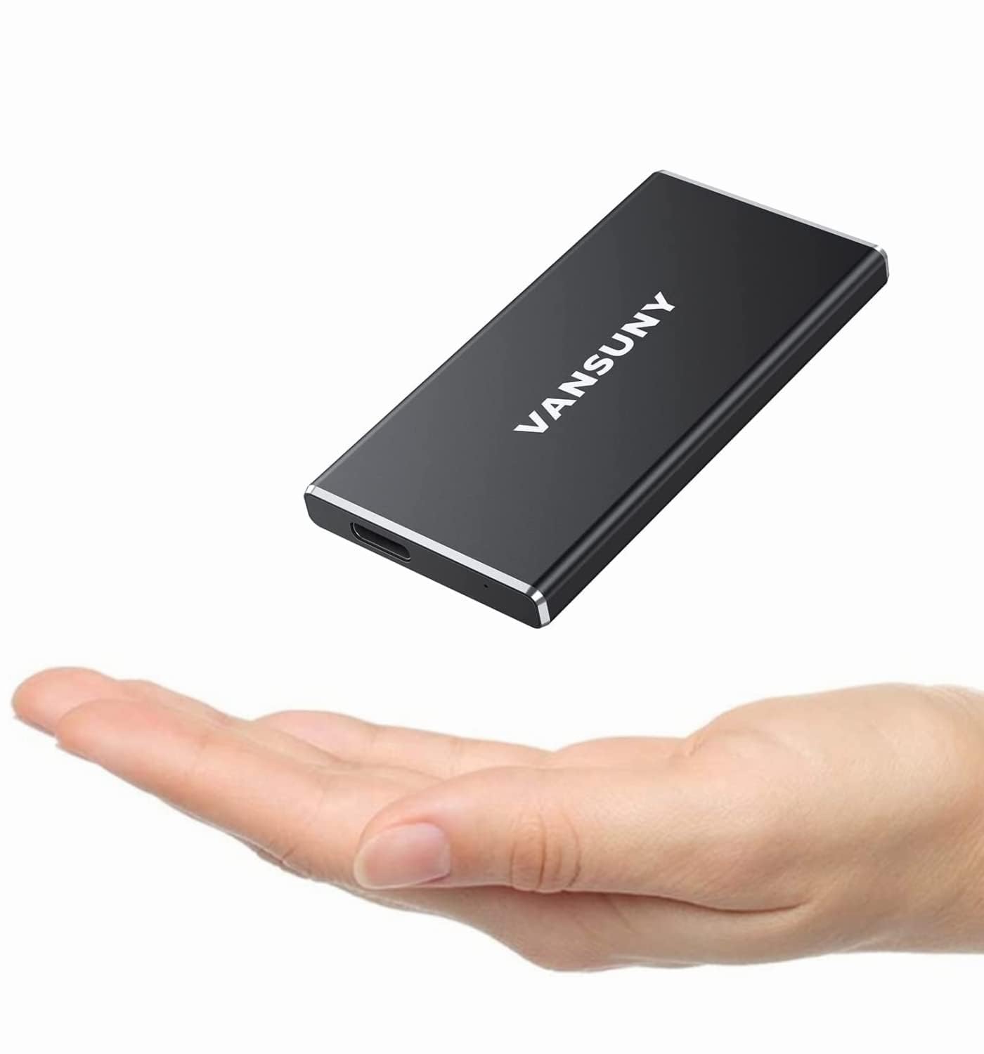 Vansuny SSD Ot 250GB USB3.1 Gen2 Ǎx430MB/s PS5/PS4[J[mF RpNgOtSSD Type C Windows/MAC OS/Linux/AndroidɑΉ  ^ ^(ubNj