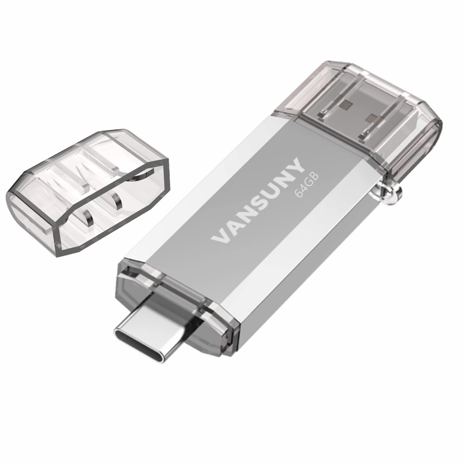 Vansuny USB Type-C 64GB ]f[^ USBtbVhCu 2in1 OTG USB 3.0 + USB CXeBbN fA ^CvC 64MK e ()