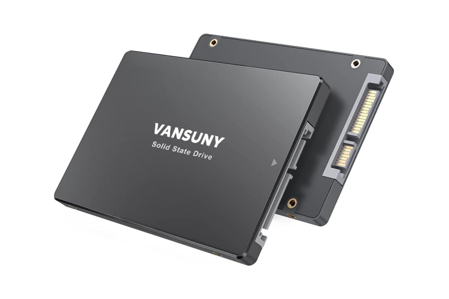 Vansuny 128GB SATA III SSD 内蔵 SSD 2.5 インチ内蔵ソリッド ステート ドライブ 高度な 3D NAND フラッシュ 最大 450MB/秒の PC ラップトップ用ハード ドライブ