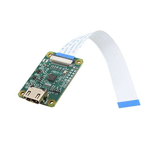 Geekworm Raspberry Pi (饺٥꡼ѥ)Hdmi IN⥸塼롢Hdmi - CSI-2HdmiϤκ1080p25fpsˡRaspberry Pi 5B/4B/3B+/3B/Pi Zero/Zero WŬ(C779) Blikvm Hat