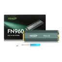 Fikwot FN960 SSD 2TB PCIe Gen4 x4 NVMe 1.4 M.2 2280 R:4800MB/s W:4200MB/s 3D TLC NANDフラッシュ 内蔵SSD ヒートシンク付き PS5動作確認済み ダイナミック SLC キャッシュ メーカー5年保証