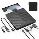 ORIGBELIE CD DVDhCu Ot USB HUB |[^u whCu Ot 4USB|[g 2TF/SDJ[hXbgcd dvdv[[ PC Windows 11/10/8/7/XP/Vista Linux Mac OS Ή USB3.0 ^CvCP[ut