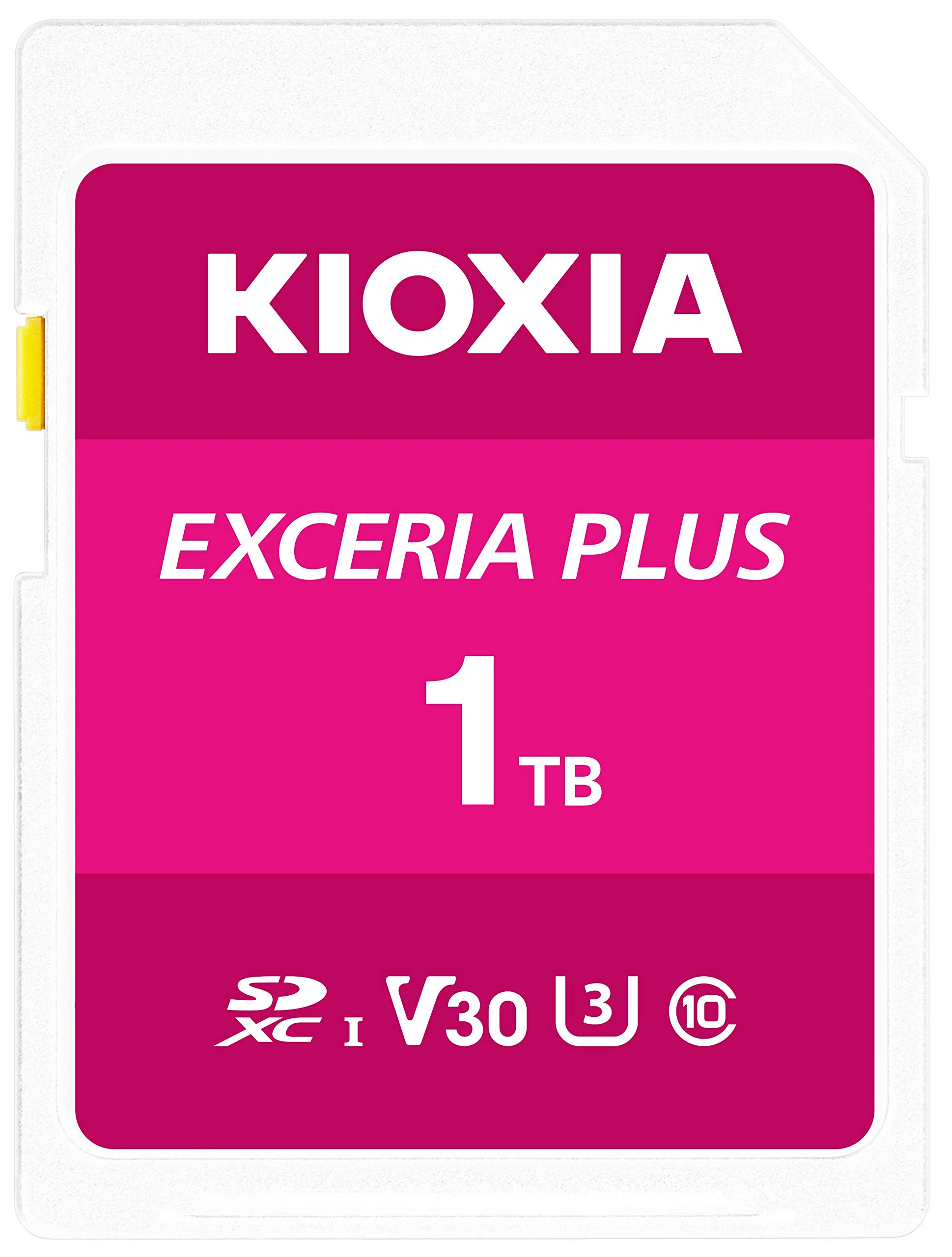 KIOXIA(キオクシア) 旧東芝メモリ SDカード 1TB UHS-I U3 V30 Class10 SDXC 最大読出速度100MB/s 日本製 国内サポート正規品 メーカー保証5年 KLNPA001T