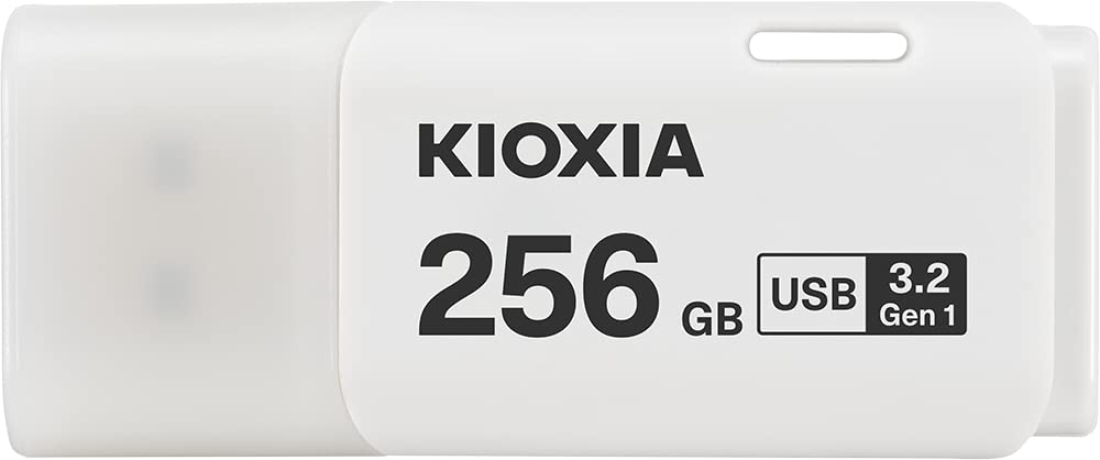 KIOXIA(キオクシア) 旧東芝メモリ USBフラッシュメモリ 256GB USB3.2 Gen1 日本製 国内サポート正規品 KLU301A256GW