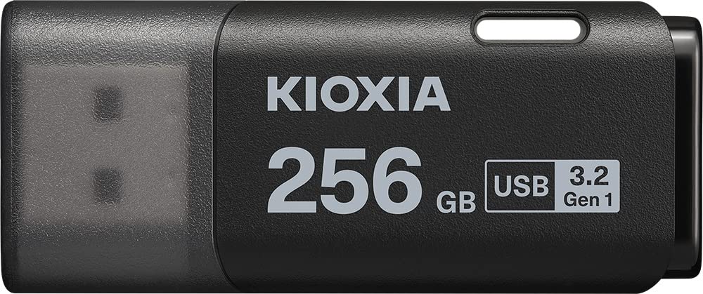 KIOXIA(キオクシア) 旧東芝メモリ USBフラッシュメモリ 256GB USB3.2 Gen1 日本製 国内サポート正規品 KLU301A256GK