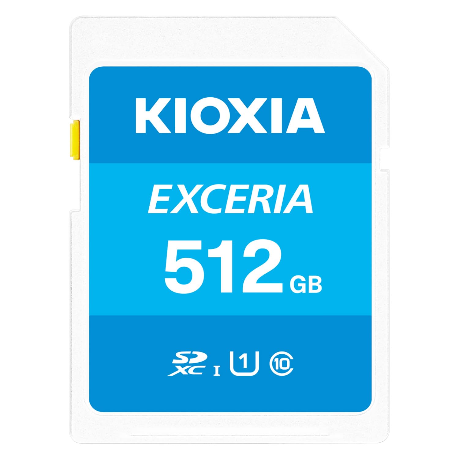 KIOXIA(キオクシア) 旧東芝メモリ SDカード 512GB SDXC UHS-I Class10 読出速度100MB/s 日本製 国内正規品 メーカー保証5年 KLNEA512G