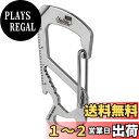 KeyUnity KS00 キーホルダー マルチツール型 ドライバー 小型カラビナ 420ステンレス製 7in1工具 表面鏡面加工 銀 EDCツール (レンチ+...