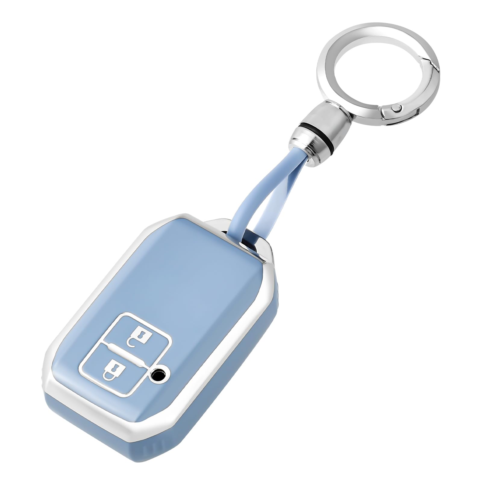 [OFFCURVE] スズキ/suzuki専用 スマート キーケース キーカバー 2ボタン 耐衝撃 スクラッチ防止 キーホルダー オシャレ 手触りいい 高級 電波障害なし クロスビー XBEE 新型ワゴンRスティングレー リモコンキー ケース 車用 TPU素材