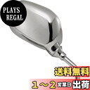 キジマ (kijima) バイク バイクパーツ ミニミラー 62x95 右側 正ネジ8mm 汎用 メッキ 203-9271