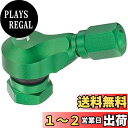 【送料無料】キタコ (KITACO) アルミエアーバルブ タイプ2 (グリーン) 汎用 509-5000240