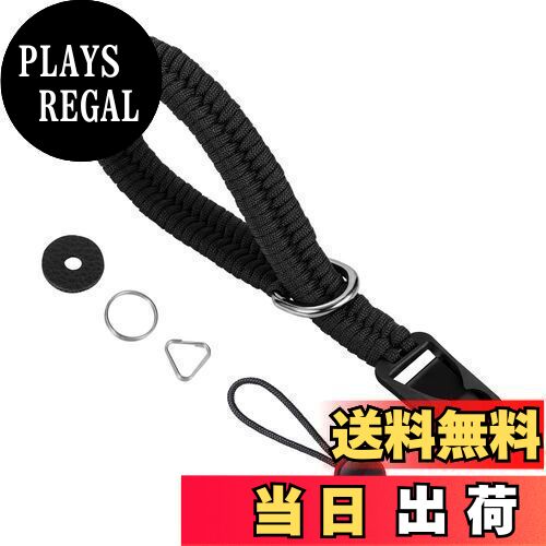 【送料無料】[Cobby] リストストラップ パラコード編み アンカー設計 一眼レフ・ミラーレス用 形・三角..
