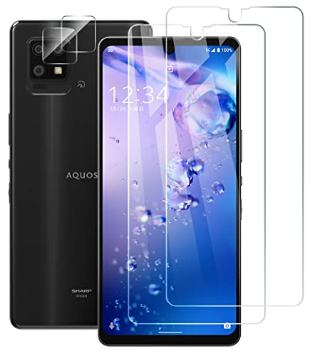 商品情報商品の説明説明 対応機種:AQUOS Zero6 業界最 高硬度9H 表面硬度は9Hとたいへん高い硬度です。スクラッチ防止し液晶画面を徹底的に保護します。 透過率99％ 高い透過率、厚さ0.26mmの超極薄で、何も貼っていないような感じで液晶画面の美しさをお楽しみいただけます。画面の精細さを損ないません。そして画面上の操作もスムーズ行えます。 パッケージ内容: 強化ガラスフィルム【2枚】 レンズ 保護フィルム【2枚】 クリーニングステッカー【4枚】 ホコリ取りシール【4枚】 ※フィルムを貼る前に下記の注意事項を予めご覧下さい。 質問： フィルム貼り付け時にホコリが混入されないようにどうすればいいでしょうか？ 原因： 空気中にホコリが浮遊されている、或いは液晶画面上の汚れ、指紋等をきれいに拭き取れなかったら、ホコリが入りやすい。 正しい操作方法： フィルムを貼る前にアルコールパッドとマイクロファイバークロス、また埃除去シールを使い液晶画面の汚れやホコリを徹底的に清潔してくださいませ。 ホコリがつかないように、保護シートを剥がす時に、液晶にフィルム貼り付ける側を下に向けて剥がしてくださいませ。 質問： 気泡、浮き等を避けるのはどのようにしたら良いでしょうか？ 原因： フィルムを貼る時、歪んだり、ホコリが入ったり、押す力が均一でない時に気泡が発生します。 正しい操作方法： 液晶画面の位置を合わせ、指で押すと一発で綺麗に貼れますが、気泡あるいは浮きが少し出た場合は、空気抜き用のヘラまたは布を指に包んで少しずつ押し出したら気泡を抜くことができます。もし、それでも気泡が押し出せなければ、慌てずにガラスフィルムを剥がし、エッジからめくれば貼り直すことも可能です。 質問： 貼り直す時、ひび割れ？気泡入り？端が浮いてる？ 原因： フィルムの素材はガラスなので、剥離と貼り付けの力が不均衡、めくるとき接着面に爪が触れるなどにより、ひび割れや気泡混入、端が浮いてるなどのことが出る可能性があります。 正しい操作方法： 貼り直す時、一部のフィルムを剥がすのではなく、フィルム全体を剥がすのはポイントです。貼り直しによる浮きを避ける為、剥がす時にフィルムの接着面に触らないように慎重に?がしてくださいませ。 もし以下の問題があれば、交換品を無料で送りします： ○貼り付けることについての問題がある場合（気泡が消えられないとか、他の使用不当などの問題） ○保護フィルムが破損している場合 ○携帯と合わない場合 ご連絡の方法：アカウントサービス内の「アカウントサービス」→「注文履歴」→「販売元」→「質問する」から、お気軽にお問合せ下さい。主な仕様 【対応機種】 AQUOS Zero6 に特製ガラス保護フィルムとカメラフィルムです。高耐久性防汚のフィルムに特殊コーティングにより指紋や汚れが付きにくくなっています。超薄型保護フィルムは鮮明な99％の高透過率、自然な見た目です。br【飛び散る防止&密着抜群】 超極薄のフィルムを利用することで、自然に吸着、本体とフィルムがズレることなく、誰でも簡単、綺麗に貼ることができます。表面強度指数は9Hで、一般的なフィルムの3倍で万が一、割れてしまった場合にもほとんどガラス破片が飛び散りづらくて安心です。しっかりとご携帯を保護することができて、Zero 6 の画面上の操作も違和感なくスムーズに行えます。br【全面保護】AQUOS Zero6 のレンズにぴったり合わせたサイズで、カメラレンズ全体を密着して保護できながら、カメラレンズ内にほこりが入らないようにします。スマートフォンをうっかり落としてしまっても衝撃を吸収してダメージを軽減し、大丈夫です。高い防塵、傷防止、耐衝撃性等が持っています。※すべての衝撃を吸収できるわけではありません。br【高透過率】 改良された高透過率のフィルムで、何も貼っていないような感覚で液晶画面の美しさをお楽しみいただけます。フィルムを貼っていても画面の精細さを損ないません、スクリンの鮮明な色を復元します。また写真と画像の品質には影響ないし撮影時ても違和感なく被写体をリアルに見せることができます。br【使用方法】 1、スマートフォーン表面の埃や汚れをアルコールパットとクロスできれいに拭き取ります。またホコリ取りシールで残ったホコリを除去してください。2、フィルムの接着面の保護フィルムを剥がします。コーナーの位置を合わせ、画面上に載せます。3、コーナー四点を取り付けます、この時点で位置がズレていたら修正します。4、位置が決まったら、中央から上下にガラスフィルムを貼り付けます。5、次に、中央から上下左右にガラスフィルムを押し付け気泡が入るのを防ぎます。6、密着していない箇所や波状のムラができてしまった場合は上から強く押し付けます。