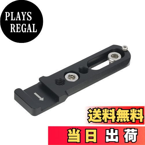 【送料無料】NICEYRIG カメラ用ナットレール ナットレール 安全スライダ— コールドシュー付き 1/4”ネジ..