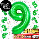 EXGOX 数字 バルーン 大きい グリーン 誕生日 ナンバー 9 アルミ風船 32インチ ハッピーバースデー パーティー 成人式 入学 卒業式 記念日 お祝い 飾り付け
