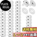 DERAYEE 磁気ボタン 差込式 留め具 DIY 手作り 50組 (シルバー, 18mm)